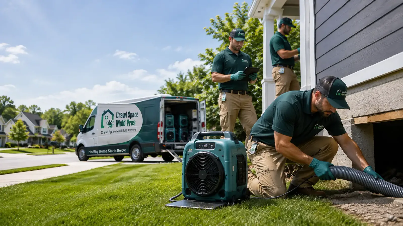Crawl Space Mold Removal in Janesville, CA
